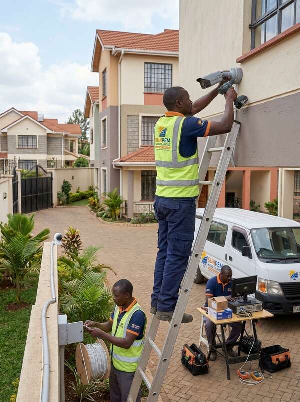 Residential CCTV camera installation in Karen, Nairobi